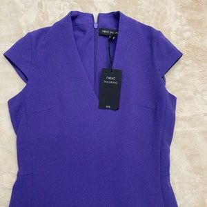 BNWT blue midi dress size 4